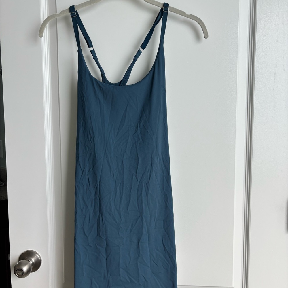 Athletic Dresses with Adjustable Strap and Shorts with Pockets